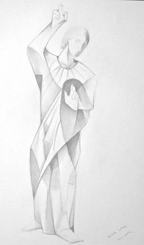 pencil drawing of St Patrick